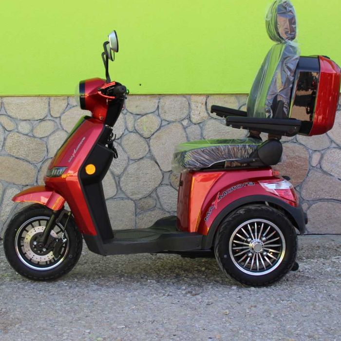 Електрическа триколка Max Motors FM2 PRO 1800W, 25Ah, RED