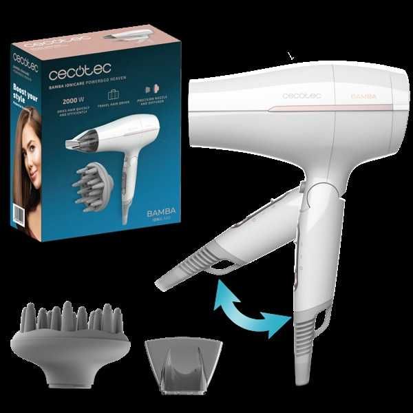 Фен Cecotec IoniCare Power&Go Heaven белый