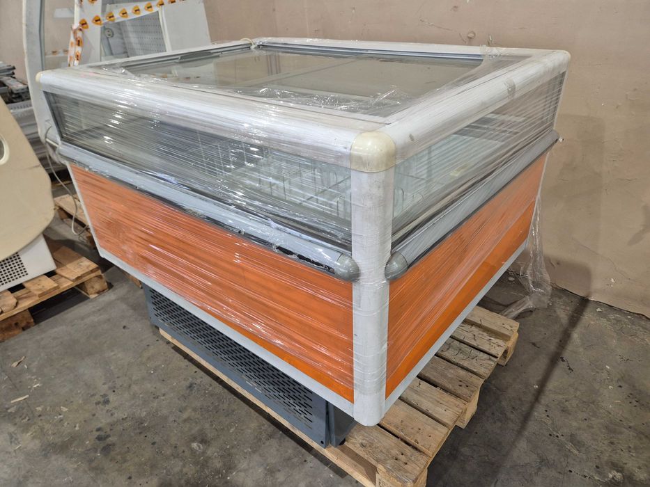 Хоризонтален фризер за сладолед, минусова витрина за замразени храни