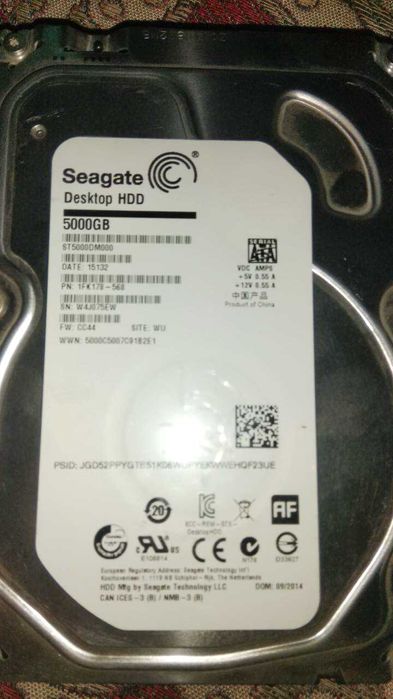 Seagate 5tb 2штуки