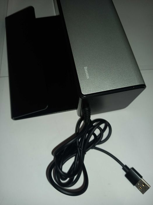 Organizator Baseus auto cu suport retractabil si 2 porturi USB