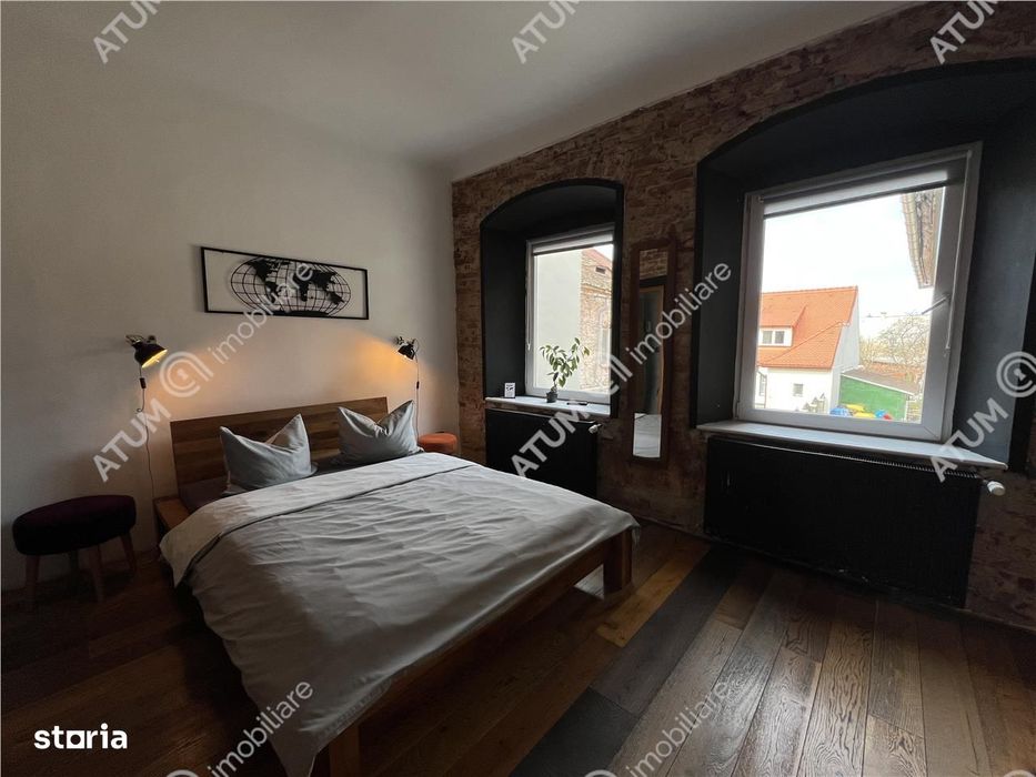 Doua studiouri renovate la etajul 1 zona Centrala\/Pietonala din Sibi
