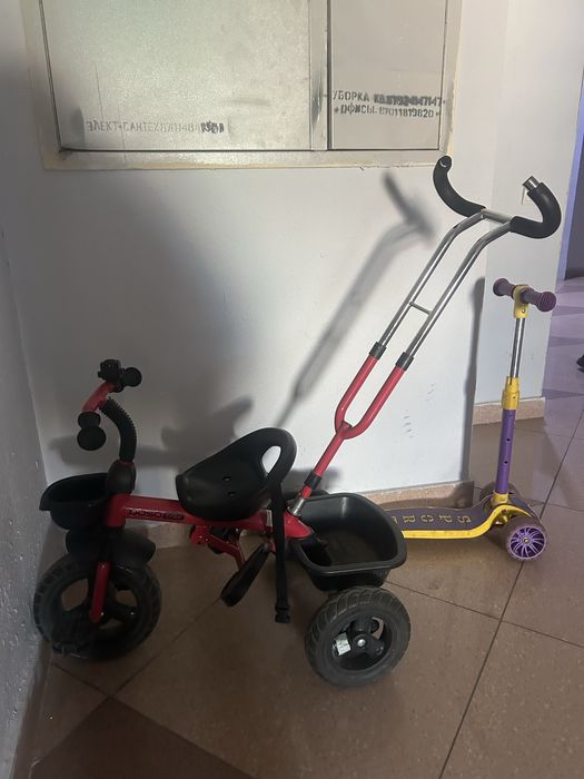 Детский трехколесный велосипед