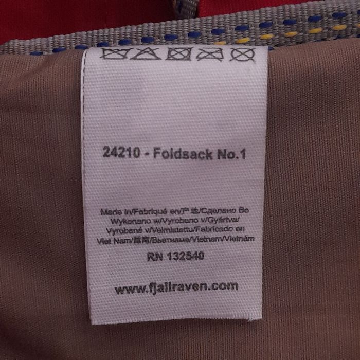 Раница FJALL RAVEN - 24210 - Foldsack №1 G-1000 Heavy Duty Eco