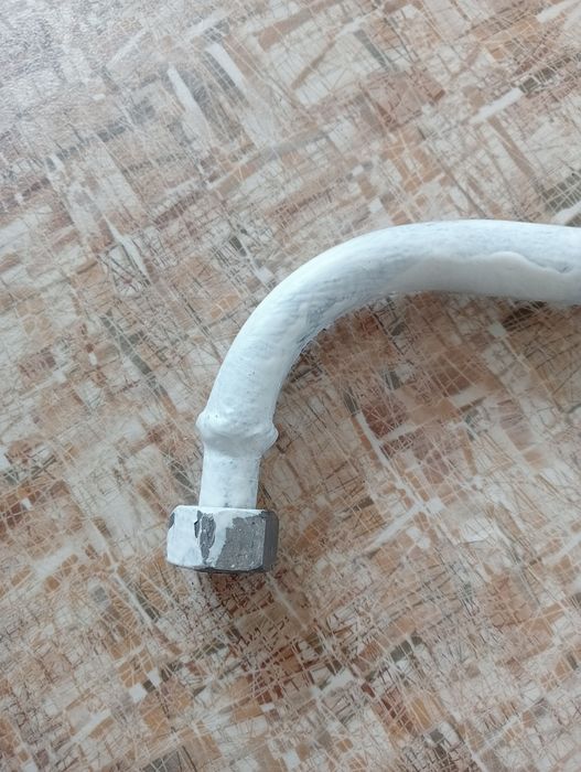 Газовая труба от застройщика