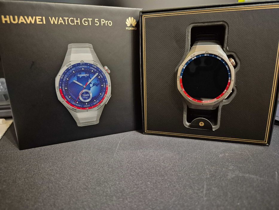 Huawei Watch GT 5 Pro Titanium  Garantie aprilie 2027
