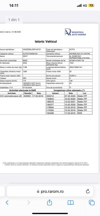 Vand Seat Ibiza 2004 1.4 benzina + gpl
