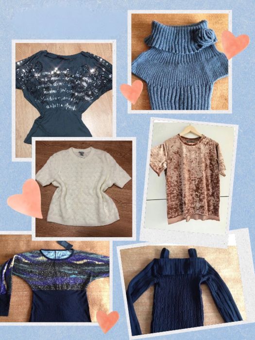 Дамски блузи H&M , Bershka и др