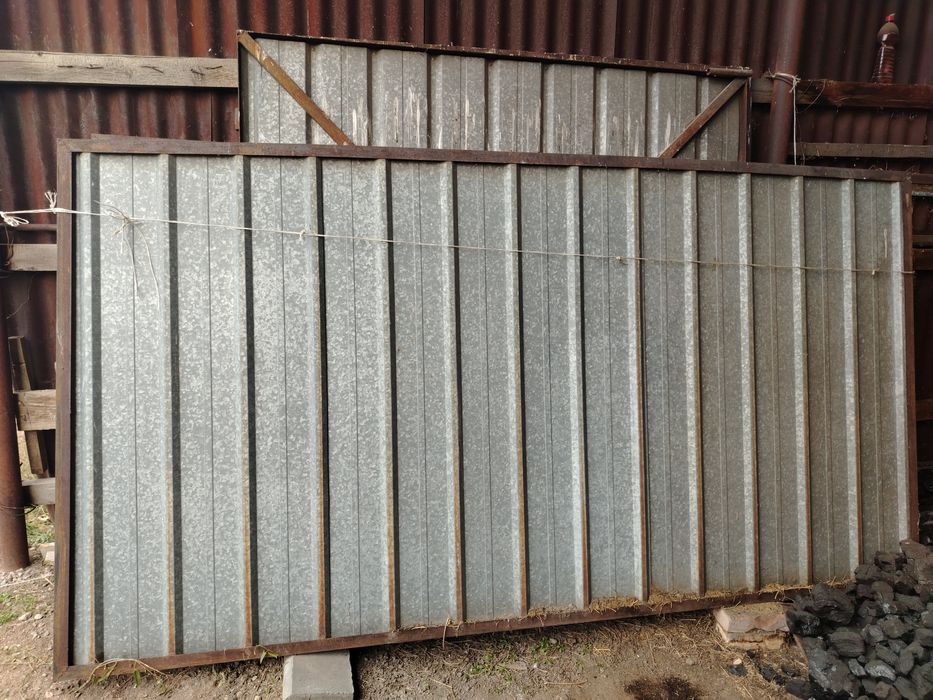 Ворота с забором