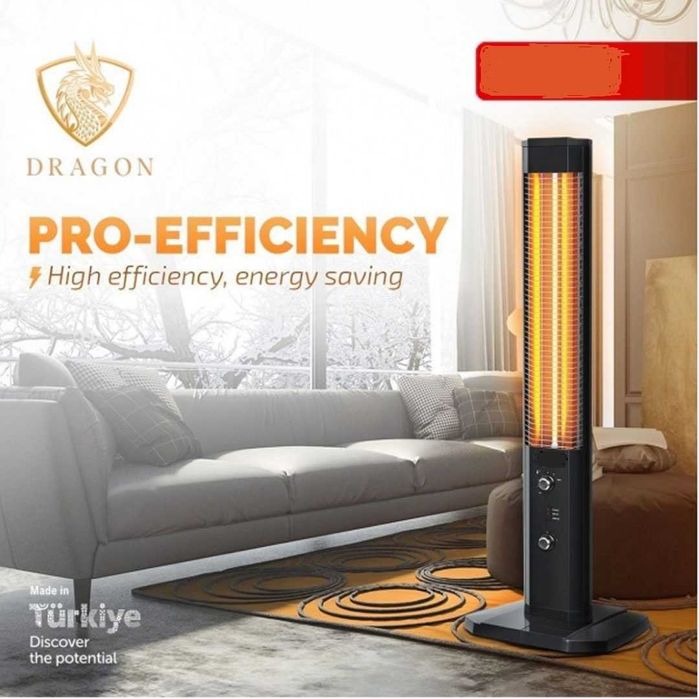 Incalzitor 900-1800W cu termostat, 2 trepte de putere