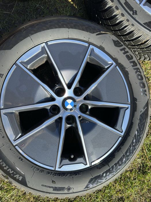 Jante BMW, R16 echipate cu cauciucuri de Iarna+senzoeri de presiune
