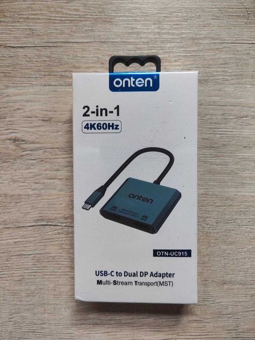 ONTEN-UC915 USB-C в двойной DP конвертер