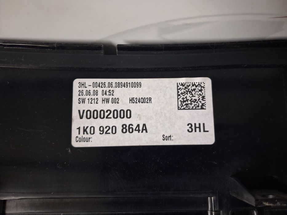 Километраж VW Golf 5 1.6i 2008г.