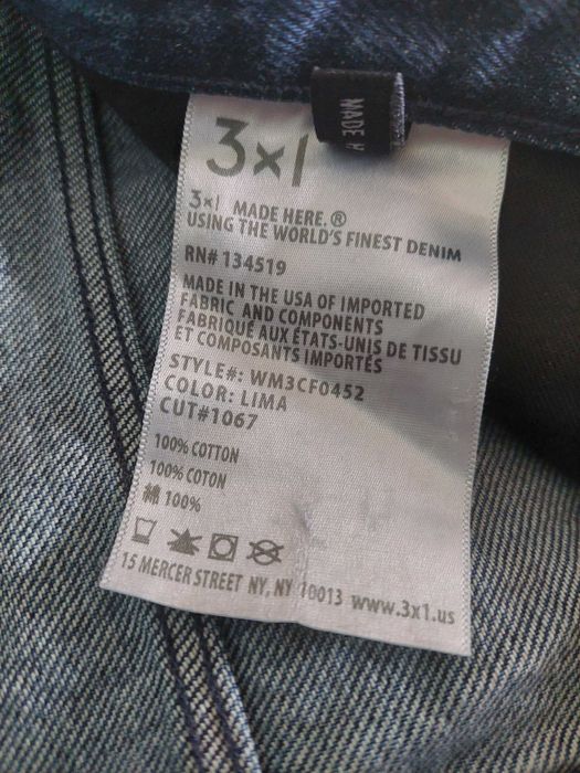 Vând blugi 3x1 Denim USA