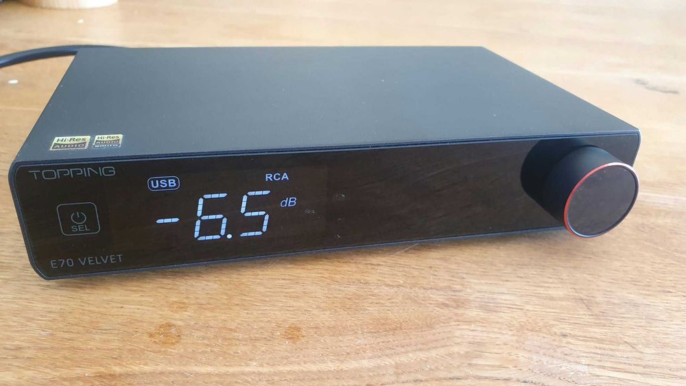 DAC Topping E70 Velvet (E70V) - Preamplificator High-End
