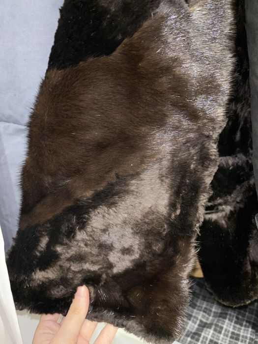 Haina din blana naturala de Nurca/Vizon, stare foarte buna