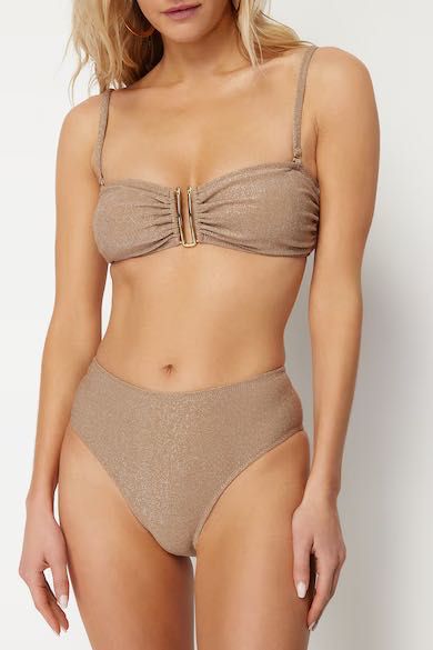 Златист бански 2 части