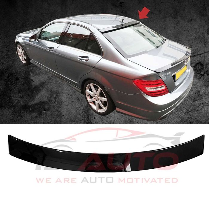 Спойлер за задно стъкло - Mercedes C w204, лип, багажник, мерцедес