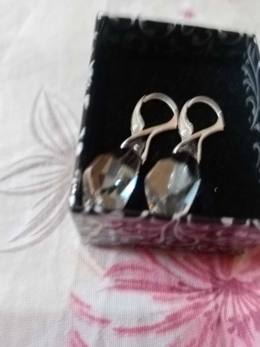 Дамски сребърни обеци