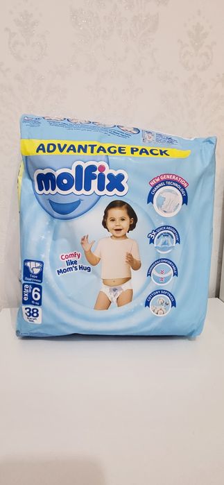 Molfix подгузники размер 6, памперс