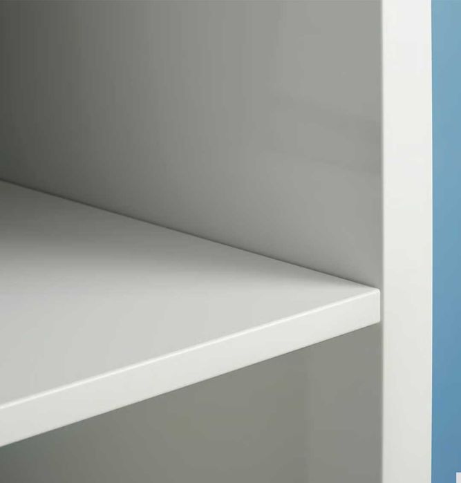 Etajera alba Ikea, 2 rafturi, 2 usi