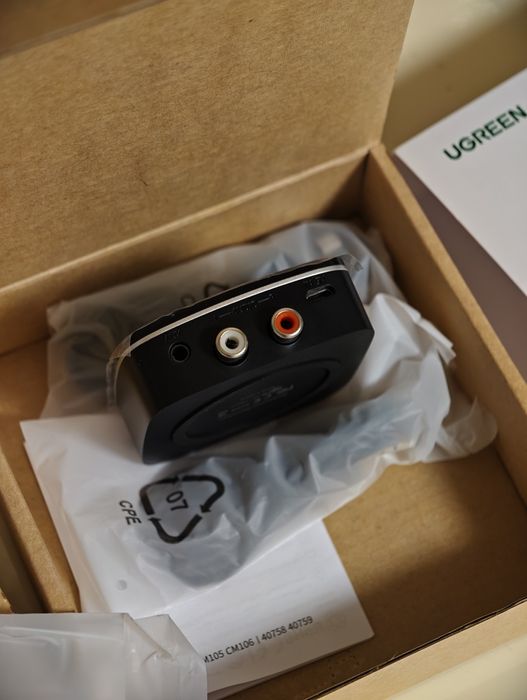 Блютуз ресивер от UGREEN. Aptx, Bluetooth v5.0
