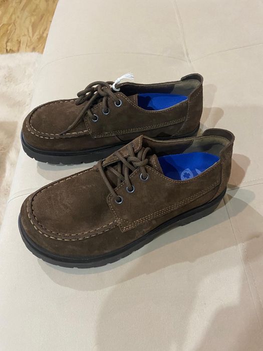 Brikenstock Higheood Moclace low Suede leather