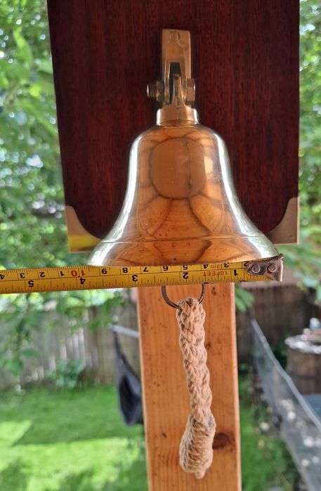 ‼️Ceas nautic cu clopot de alamă Wm. Widdop Est. 1883‼️