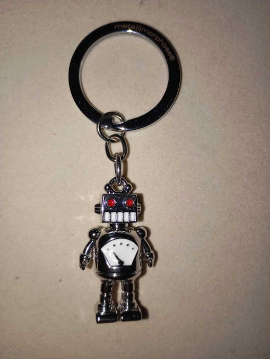Ключодържател за чанта и ключове. Робот. Metalmorphose. Нов.