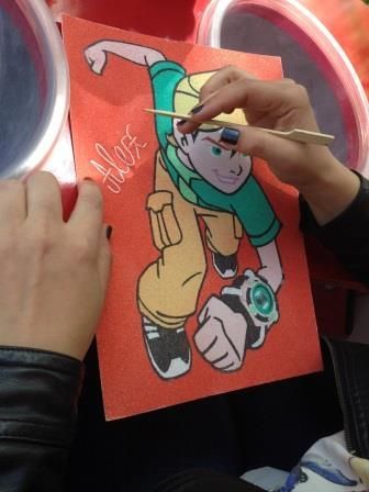 Planse Pictura cu Nisip Colorat