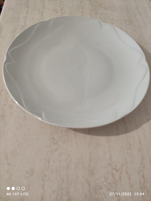 Поднос за ТОРТА / Порцелан - в НАЛИЧНОСТ