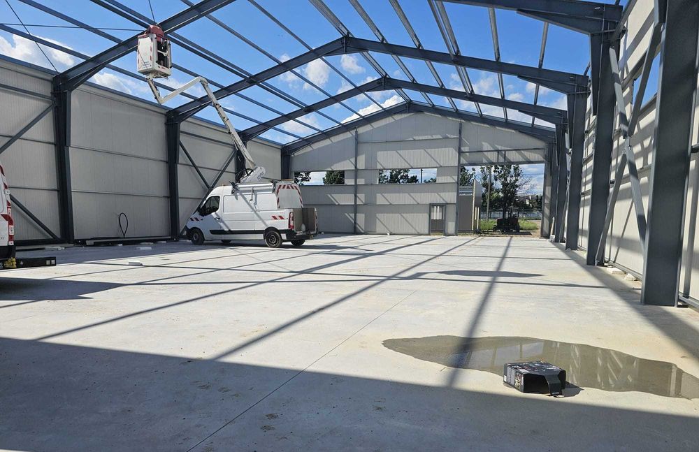 Proprietate industriala noua 800m2 de Hale si 100m2 de birouri