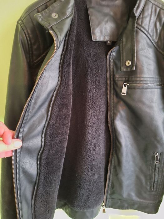 Мъжко кожено яке ,размер М