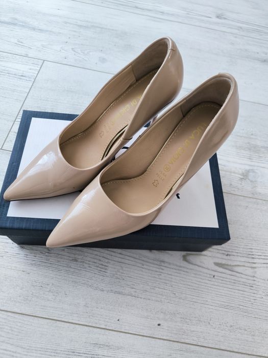 Pantofi stiletto piele