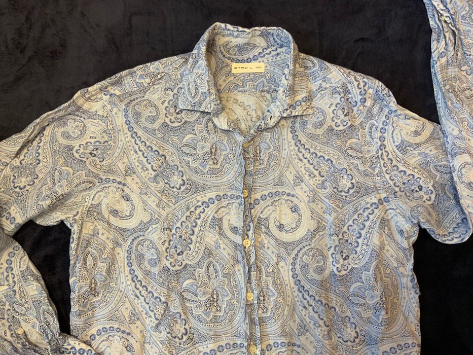 Etro-оригинална риза ,лен ,50 л