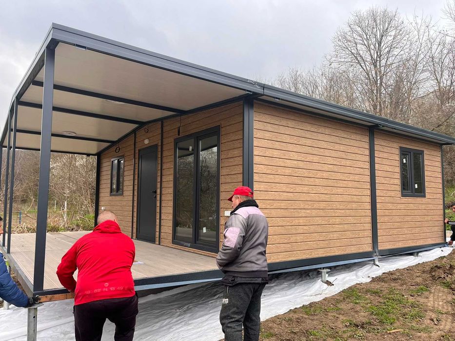 Fundatie pe suruburi, fundatii insurubate pentru containere,tiny house