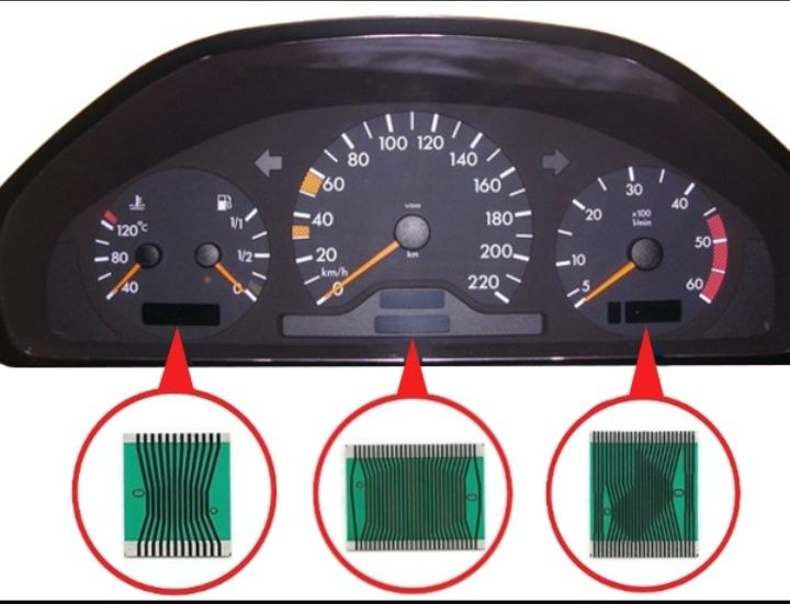 Продажа шлейфа и ремонт щиток мерседес w210.