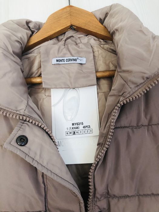 Дълъг бежов елек MONTE CERVINO