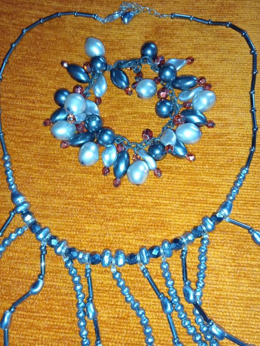 Набор: колье + браслет