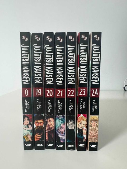 Cărți Colectie Manga - Death Note, Jujutsu Kaisen, Attack on Titan