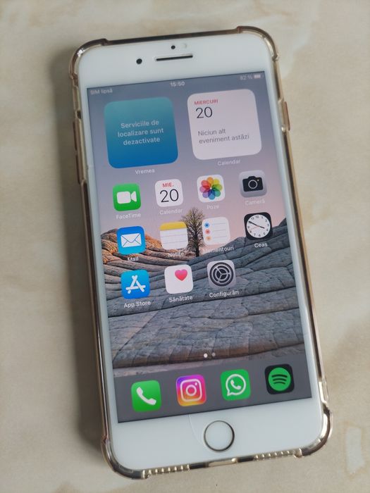 [7+] Vând Apple iPhone 7 Plus Gold de 128Gb + husă BONUS //poze reale
