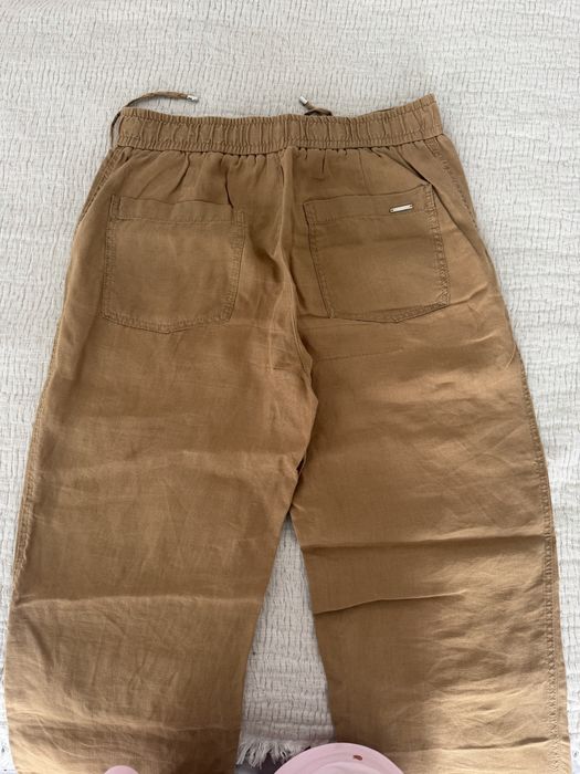 Брюки лен Massimo Dutti