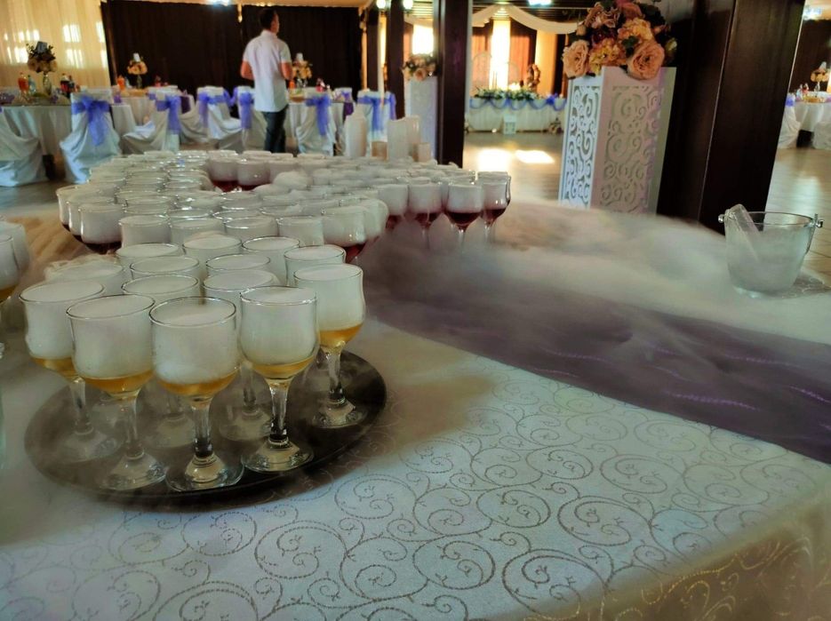 Cabina foto/fum greu valsul mirilor/gheata carbonica/baloane de fum