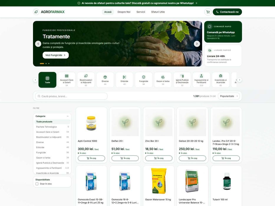 Creare Site Web | Magazin Online | Web Design | Aplicații Web | SEO