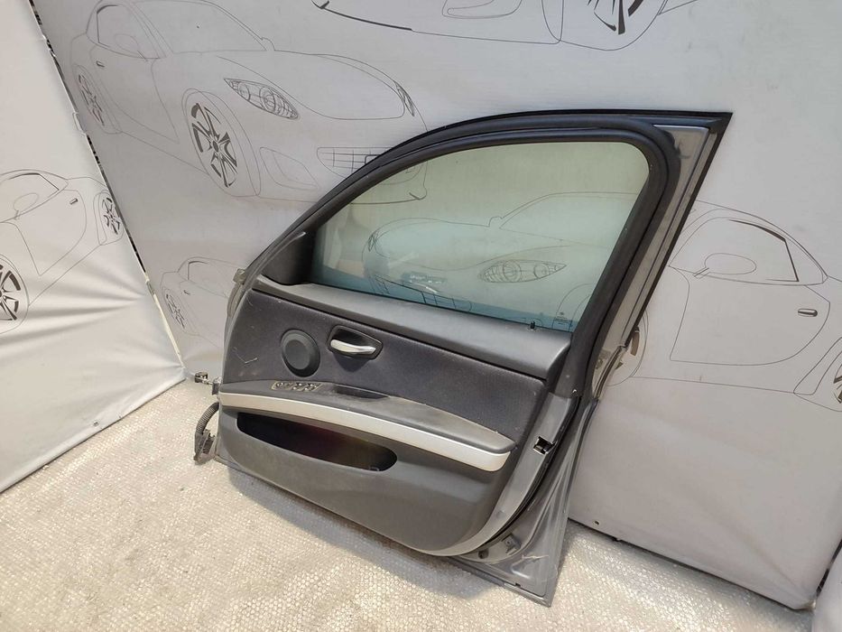 Ușă Față Dreaptă BMW 3 E90, E91 Sedan Gri Cod Culoare Spacegrau Metallic A52 2009 / [2005-2012] / 41515A2A386 (2B)