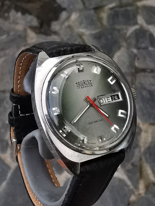 Ceas Tourist Calendar - Manual - 36 mm - Funcționează excelent!