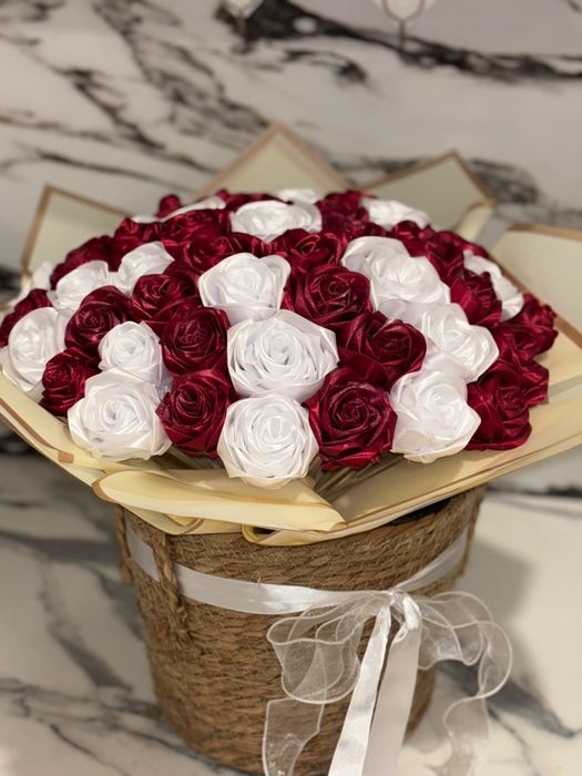 Вечный розы 51шт на 8март