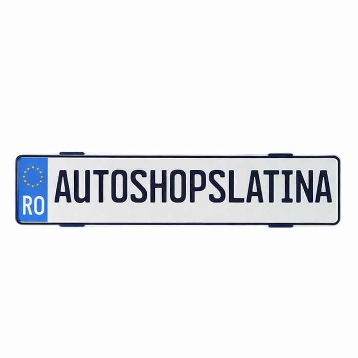 Suport numar auto fara rama invizibil set 4 buc fata spate