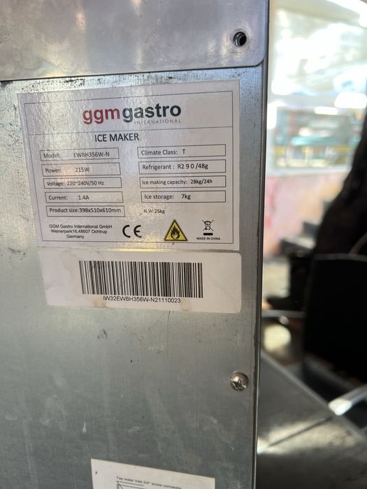 Profesionalen Ledogenerator GGMGastro 28kg 24h
