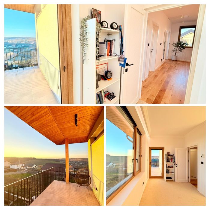 Casa moderna, 2021, 158mp utili, garaj, clasa energetica A, panouri